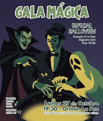 Gala Mágica - Especial Halloween en La Laguna