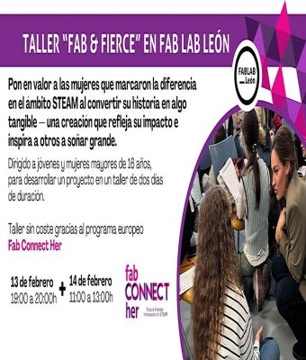 11Febrero en Fab Lab León // 13 y 14 Febrero 2026 en San Andrés del Rabanedo