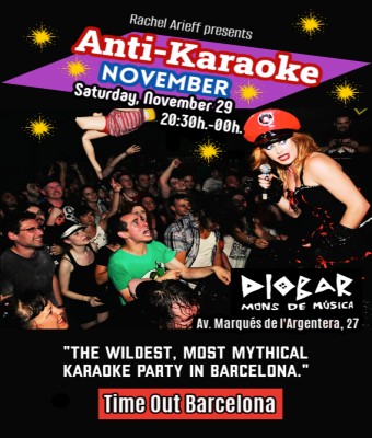 Rachel Arieff's Anti-Karaoke November en Diobar en Barcelona