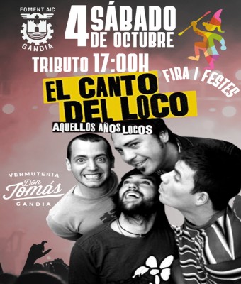 Tributo El Canto del Loco en Valencia/València