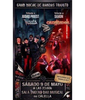 SALA INGENI -CALELLA (Noche de Tributos) en Barcelona