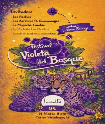 FESTIVAL VIOLETA DEL BOSQUE en Barcelona