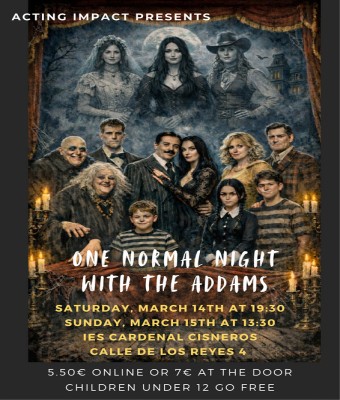Acting Impact presents One Normal Night with the Addams en Madrid