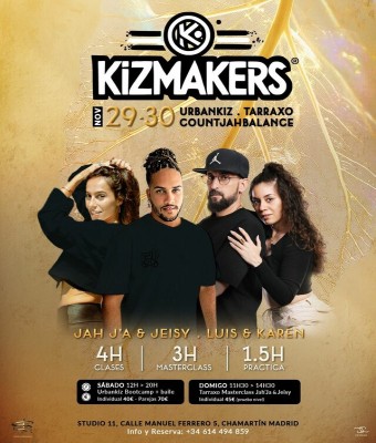 JahJ'a & Jeisy X KIZMAKERS en Madrid