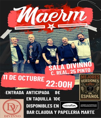 Concierto Maerm sala Divinno en Madrid
