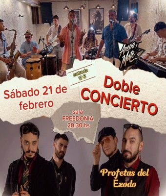 Arepa y Mate y Profetas del Éxodo en directo en Barcelona
