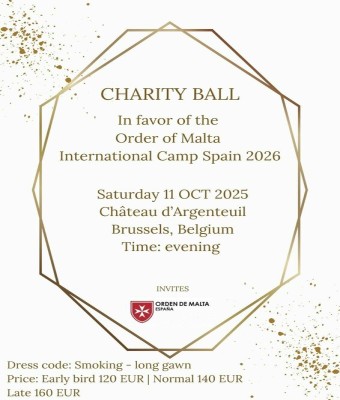 Charity Ball  In favor of the Order of Malta International Camp en --