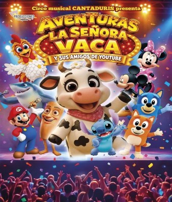 LAS ROZAS - AVENTURAS LA SEÑORA VACA Y SUS AMIGOS DE YOUTUBE en Madrid