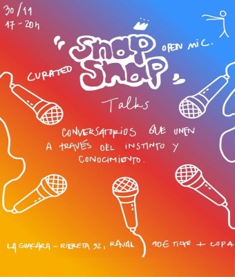 Snap Snap Talks: Curated Open Mic en Barcelona