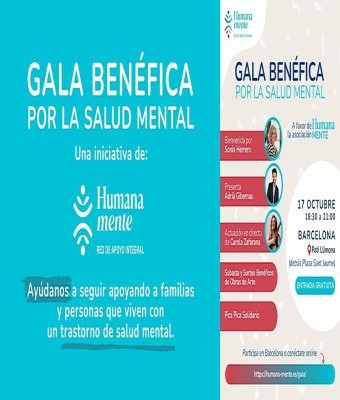 GALA BENÉFICA POR LA SALUD MENTAL | Asociación HumanaMente en Barcelona