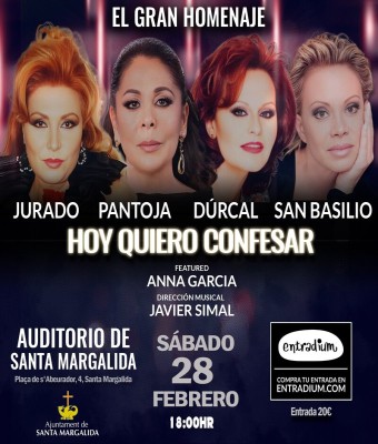 Hoy Quiero Confesar ( El Homenaje) en Santa Margalida  en Balears, Illes