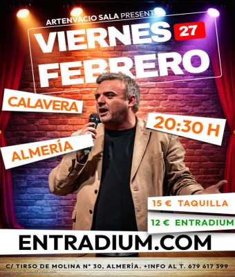 STAND UP COMEDY ARTENVACIO - PACO CALAVERA en Almería
