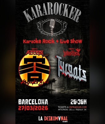 TRIBUTOS A JUDAS PRIEST Y ACCEPT + KARAROCKER en Barcelona