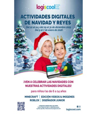 Actividades Digitales de Navidad – Logiscool Les Corts en Barcelona