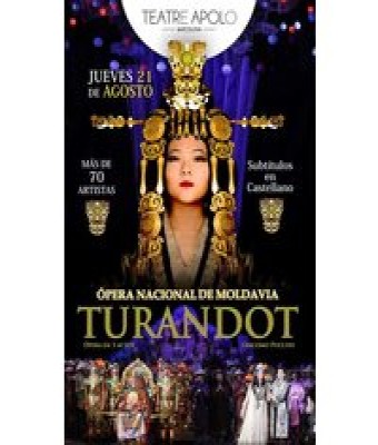 Turandot - I Festival de Ópera de Verano en Barcelona - Teatro Apolo de Barcelona