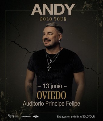 CONCIERTO ANDY (SOLO TOUR) - OVIEDO - AUDITORIO PRÍNCIPE FELIPE - SÁBADO 13 DE JUNIO