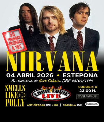 Smells Like Polly - Tributo a Nirvana en ESTEPONA en Málaga