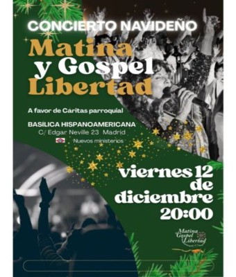 Matina y Gospel Libertad en Concierto en Madrid