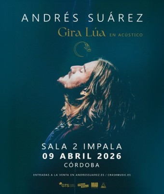 CONCIERTO ANDRÉS SUÁREZ (EN ACÚSTICO) - CÓRDOBA - SALA 2 IMPALA - JUEVES 9 DE ABRIL