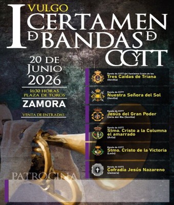 I VULGO CERTAMEN DE BANDAS CC y TT en Zamora
