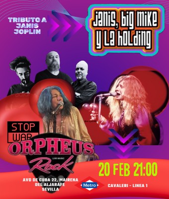 Tributo a Janis Joplin - Janis, Big Mike y la Holding en Sevilla
