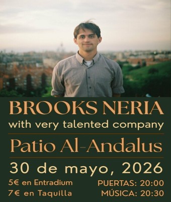 Brooks Neria en el Patio Al-Andalus en Madrid