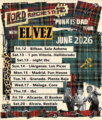 Lord Rochester con Elvez en El Bunker en Alicante/Alacant