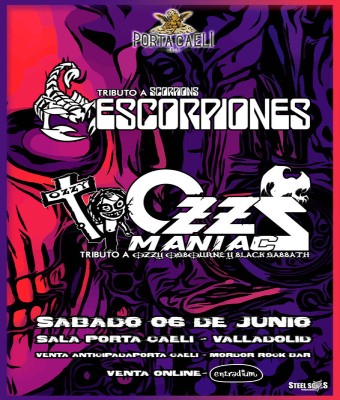 ESCORPIONES+OZZMANIACS Sala Porta Caeli en Valladolid