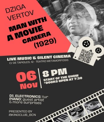 Música en vivo y cine mudo: El hombre de la cámara (1929) en Barcelona
