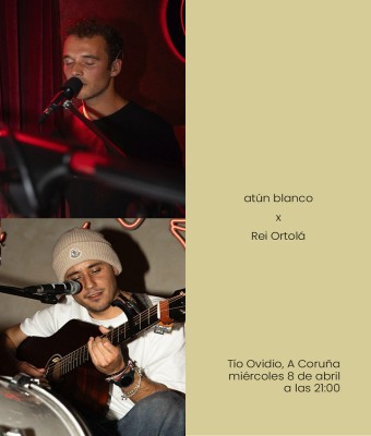 atún blanco x Rei Ortolá – concierto colaborativo (A Coruña)  en Coruña, A