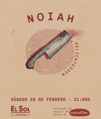 Noiah en la Sala El Sol. Presentación #Delicatessen en Madrid