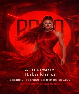 BAKO AFTERPARTY BINGO IN RED en Gipuzkoa