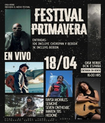Festival Musical Primaveral Casa Verde en Barcelona