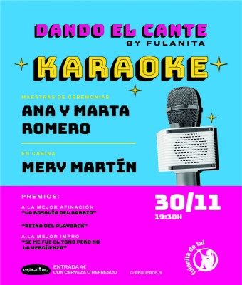 DANDO EL CANTE BY Fulanita 30.11 en Madrid