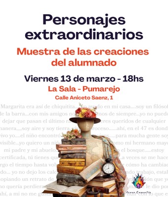 Personajes extraordinarios. Muestra del alumnado en Sevilla