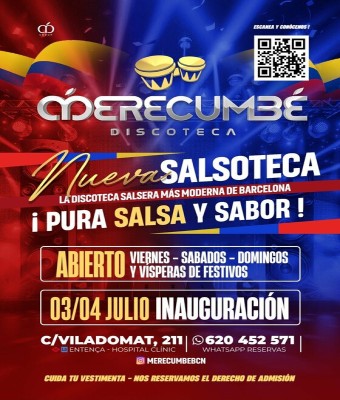 D'RUMBA · INAUGURACIÓN MERECUMBÉ en Barcelona