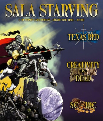Texas Red + Creativity is Dead en Madrid