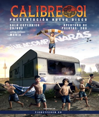 CALIBRE 91 - Madrid. Presentación Nuevo Disco
