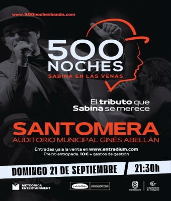 500 NOCHES - TRIBUTO A SABINA (SANTOMERA) en Murcia