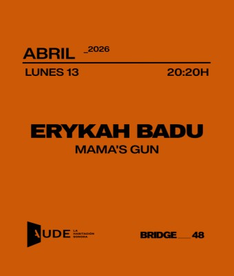 ERYKAH BADU, MAMA'S GUN · AUDE Listening Session en Barcelona