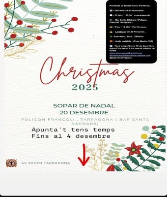 SOPAR NADAL  en Tarragona