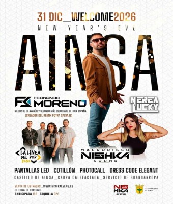 AINSA NEW YEAR’s EVE 2026 en Huesca