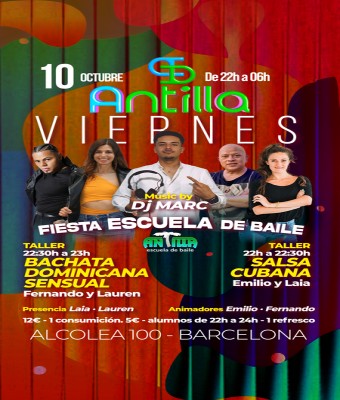 ANTILLA SALSA BARCELONA - VIERNES 10 OCTUBRE