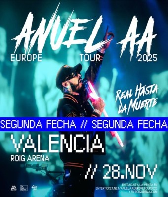 Anuel AA Europe Tour 2025 Valencia.
