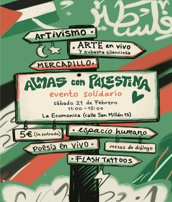 Almas con Palestina  en Málaga