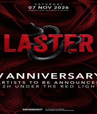 Laster Club presents V ANNIVERSARY - 12H UNDER THE RED LIGHT en Madrid
