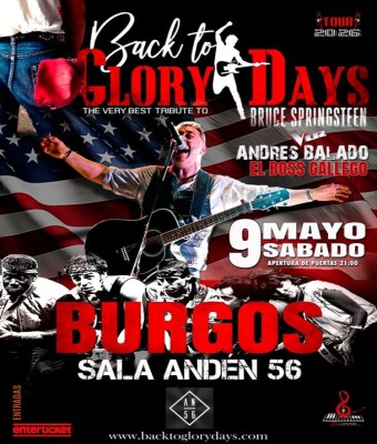 BACK TO GLORY DAYS - TRIBUTO A BRUCE SPRINGSTEEN en Burgos