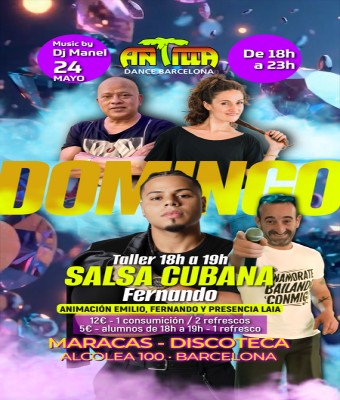 ANTILLA SALSA BARCELONA - DOMINGO 24 MAY26 