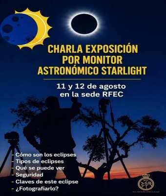 CHARLA EXPOSICIÓN POR MONITOR ASTRONÓMICO STARLIGHT en Soria