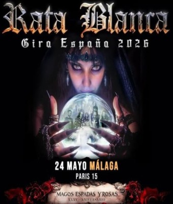 RATA BLANCA en Málaga (Sala Paris 15) en Malaga